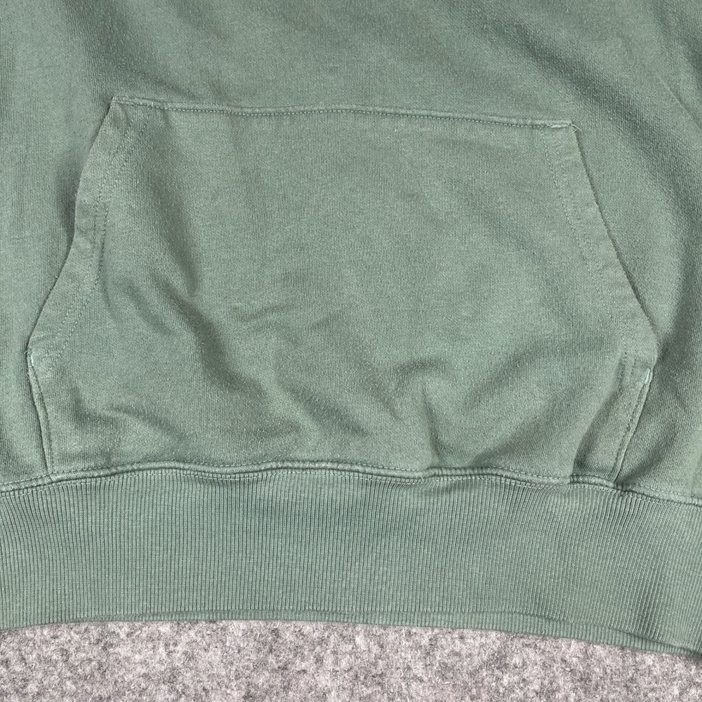 The North Face Graphic Pullover Hoodie Mens Lg Green Terry Grizzly Bear Mountain - Picture 6 of 16